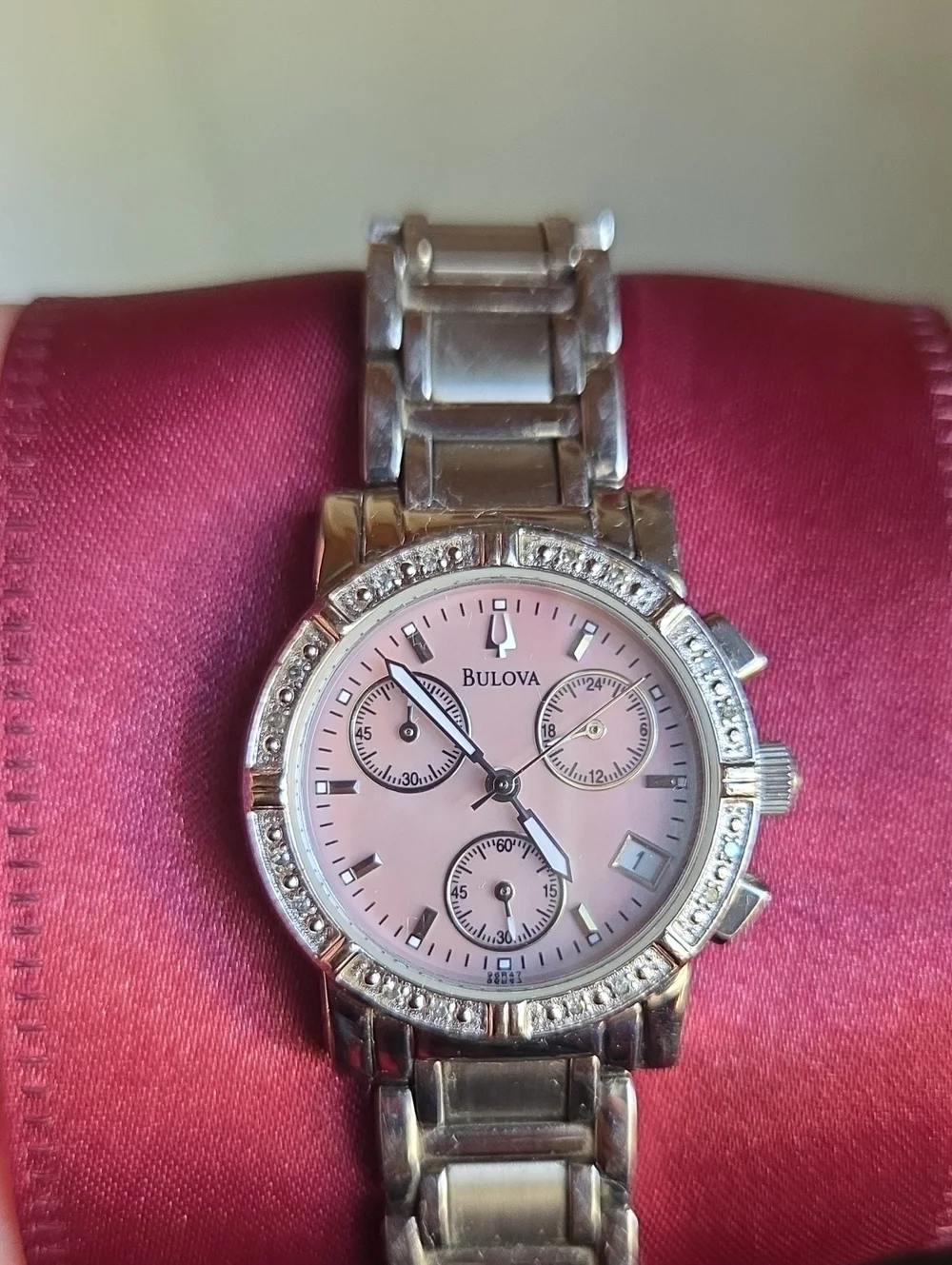Women's Bulova Chronograph Diamond Watch